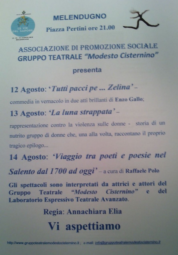 eventi agosto 2018